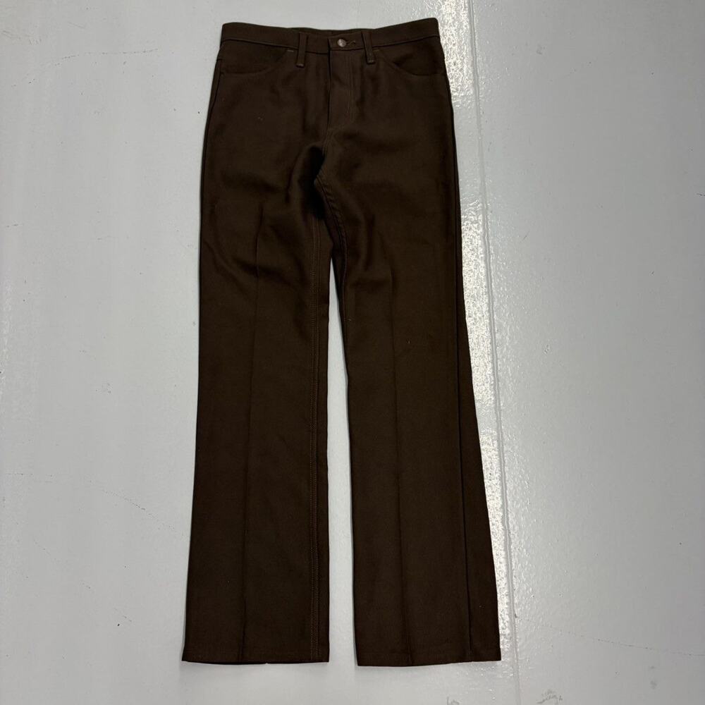 Vintage 90s Wrangler Wrancher Brown Bootcut Pants 32x33